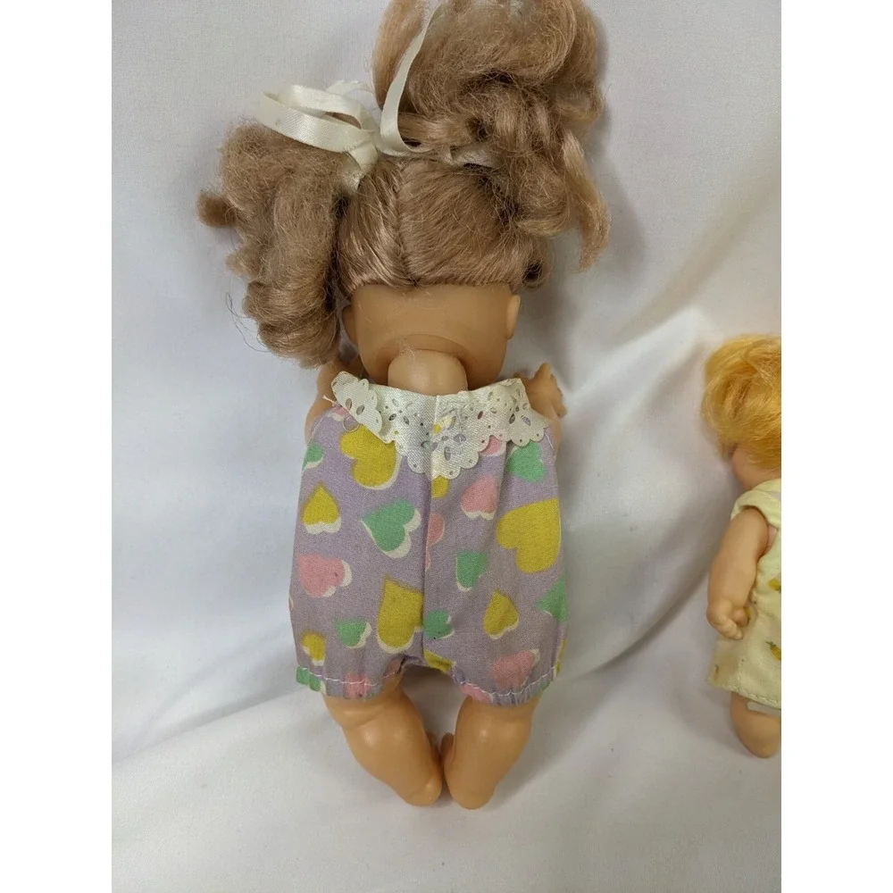 Vintage Plastic Baby Doll Lot Clothes Hollow‎ Drink Wet